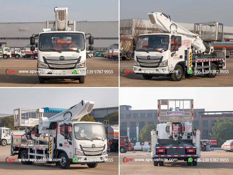 32M Aerial Platform Work Truck  FOTON - Different Sides